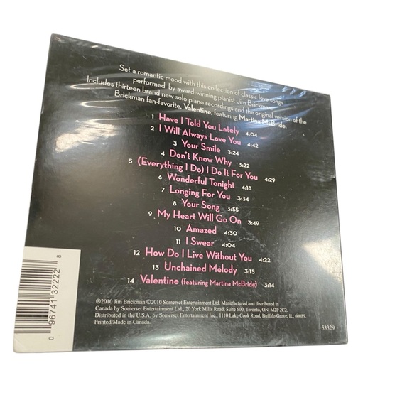 Lot of 3 Jim Brickman Albums CD Believe Love Romanza - two are NEW - Picture 7 of 9